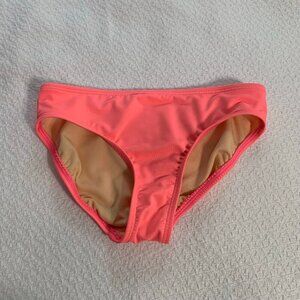 5/$25 Lands' End peach orange‎ girl's bikini bottoms - Girl's size 7